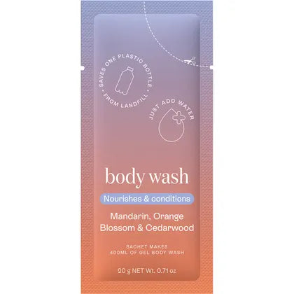 Epzen- Body Wash Refill Pack Mandarin OrangeBlossom & Cedarwood-2pk