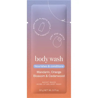 Epzen- Body Wash Refill Pack Mandarin OrangeBlossom & Cedarwood-2pk