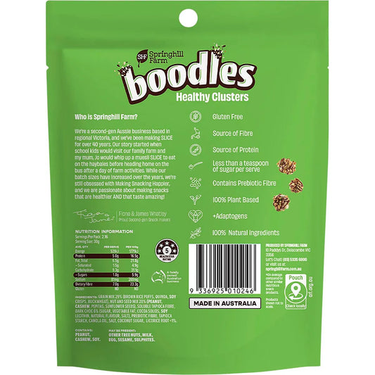 Springhill Farm- Boodles Healthy Clusters DIGEST Salted Nuts & Seeds-65g