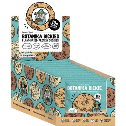 Botanika Blends- Botanika Bickie Protein Cookie Choc Chip-12x60g