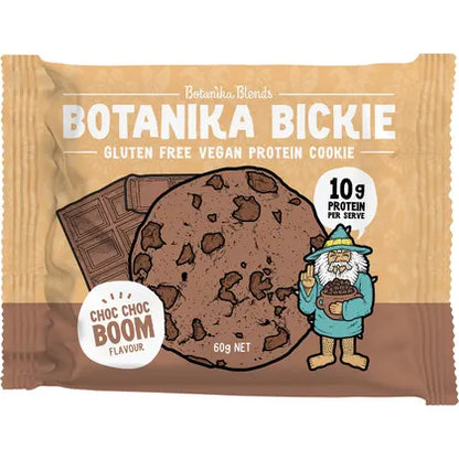 Botanika Blends- Botanika Bickie Protein Cookie Choc Choc Boom-12x60g