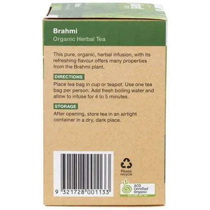Planet Organic- Brahmi Herbal Tea Bags-25pk