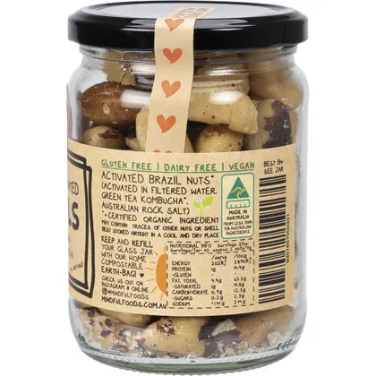 Mindful Foods- Brazil Nuts Organic & Activated-325g