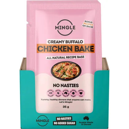 Mingle- Buffalo Chicken Bake All Natural Recipe Base-12x35g