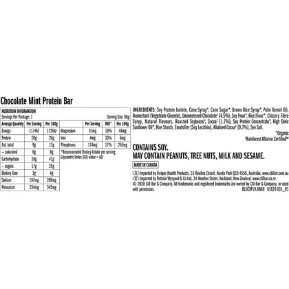 CLIF- Builders Bar Chocolate Mint-12x68g