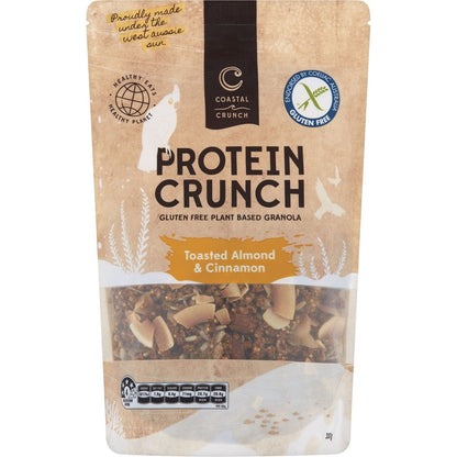 Coastal Crunch- Protein Crunch Granola Toasted Almond & Cinnamon-320g