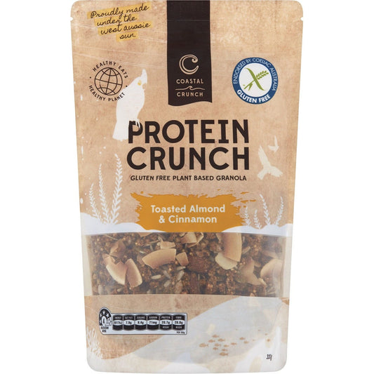 Coastal Crunch- Protein Crunch Granola Toasted Almond & Cinnamon-320g