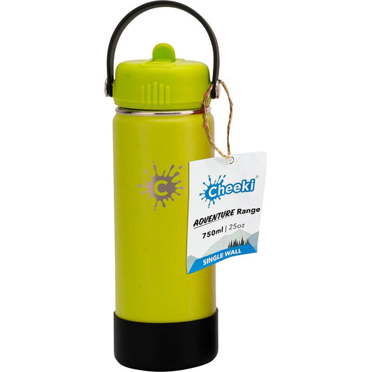 Cheeki- Stainless Steel Bottle Adventure Lime-750ml