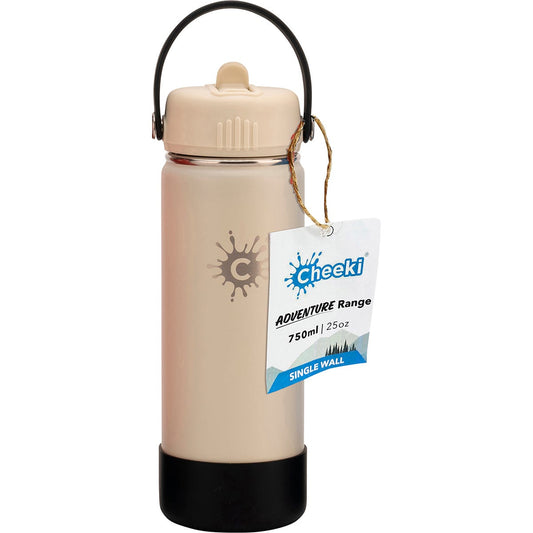 Cheeki- Stainless Steel Bottle Adventure Sandstone-750ml