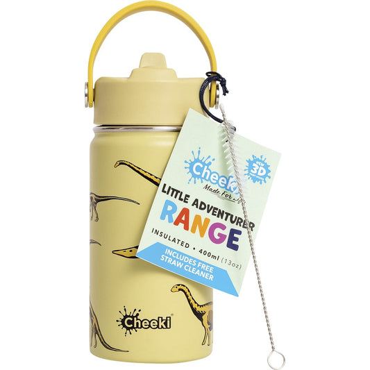 Cheeki- Kids Bottle Insulated Dinosaur-400ml