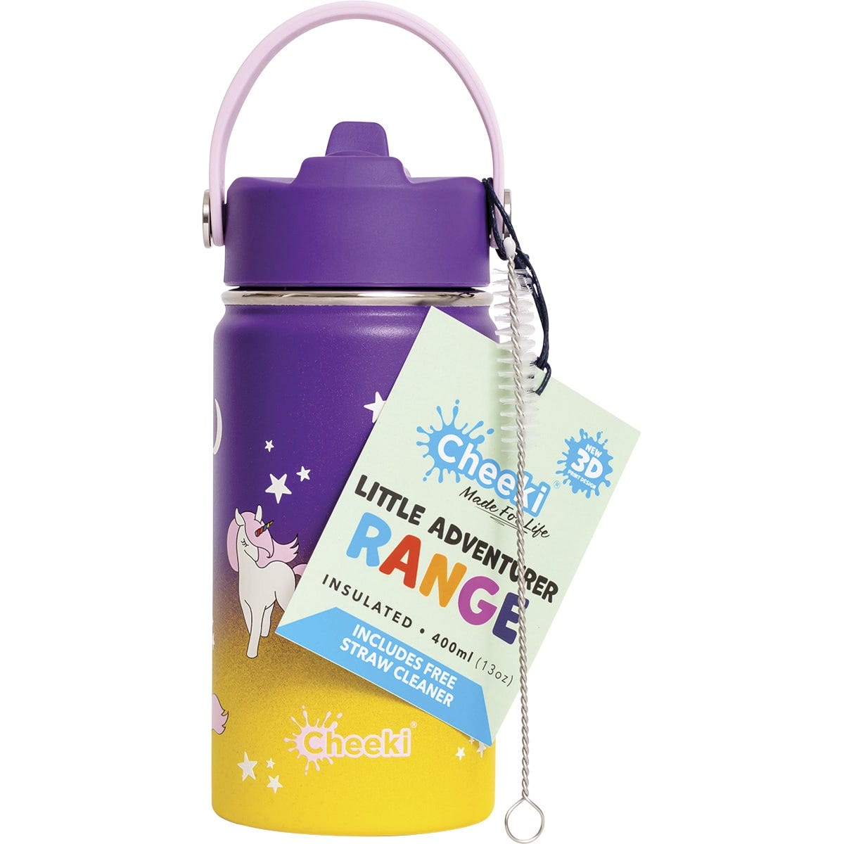 Cheeki- Kids Bottle Insulated Unicorn-400ml