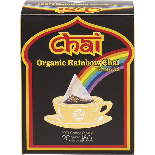Chai Tea- Organic Rainbow Chai Tea Bags-20pk