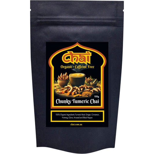 Chai Tea- Organic Chunky Turmeric Chai-100g