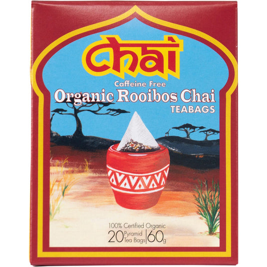 Chai Tea- Organic Rooibos Chai Tea Bags-20pk