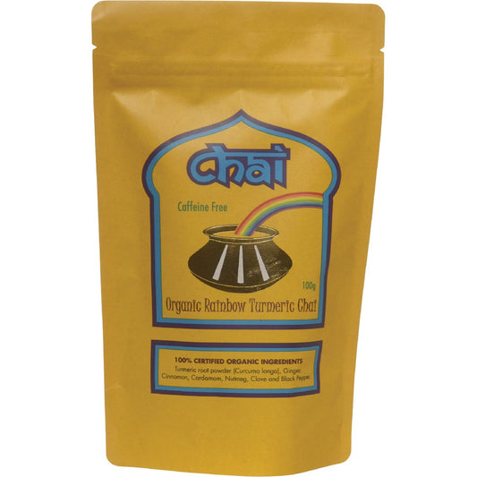 Chai Tea- Organic Rainbow Turmeric Chai-100g