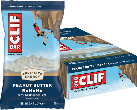 CLIF- Energy Bar Peanut Butter Banana with Dark Chocolate-12x68g