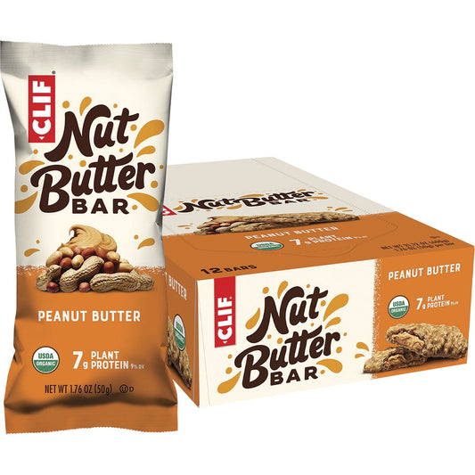 CLIF- Nut Butter Bar Peanut Butter-12x50g
