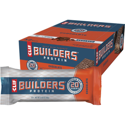 CLIF- Builders Bar Chocolate-12x68g