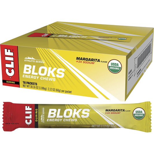 CLIF- Bloks Energy Chews Margarita 150mg Sodium-18x60g