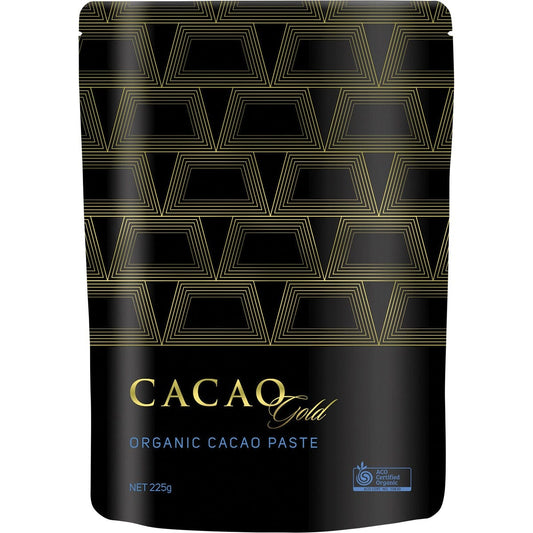 Power Super Foods- Cacao Gold Paste Chunks Ceremonial Grade Cert Organic -225g