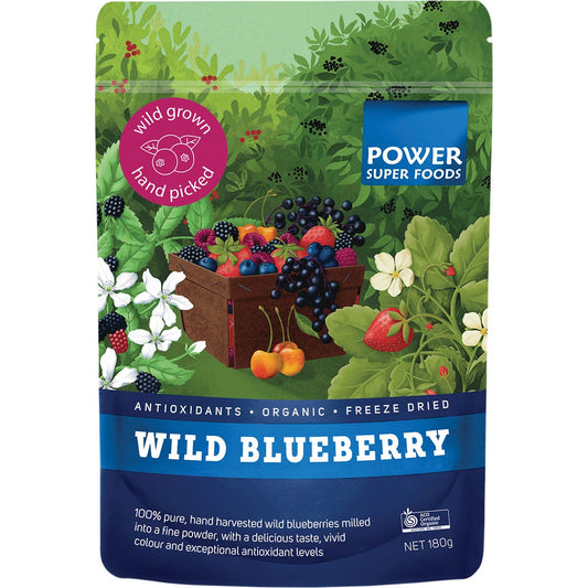 Power Super Foods- Wild Blueberry Powder-180g