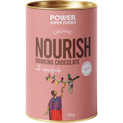 Power Super Foods- Nourish Drinking Chocolate With Superfoods -180g