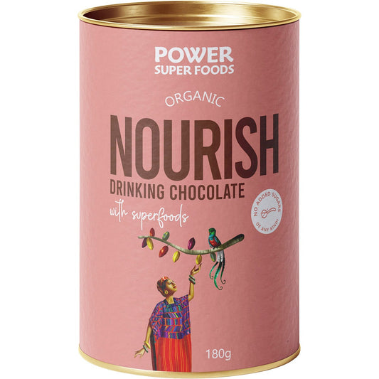 Power Super Foods- Nourish Drinking Chocolate With Superfoods -180g