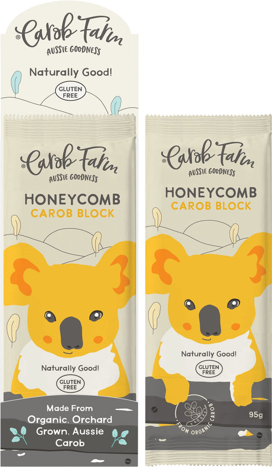 Carob Farm- Carob Block Honeycomb-12x95g