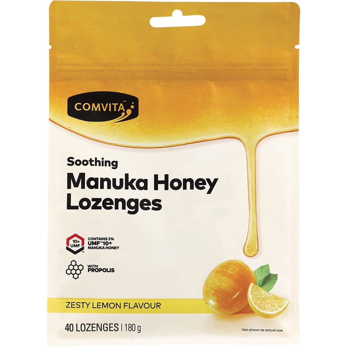 Comvita- Manuka Honey Lozenges Zesty Lemon-12x4.5g