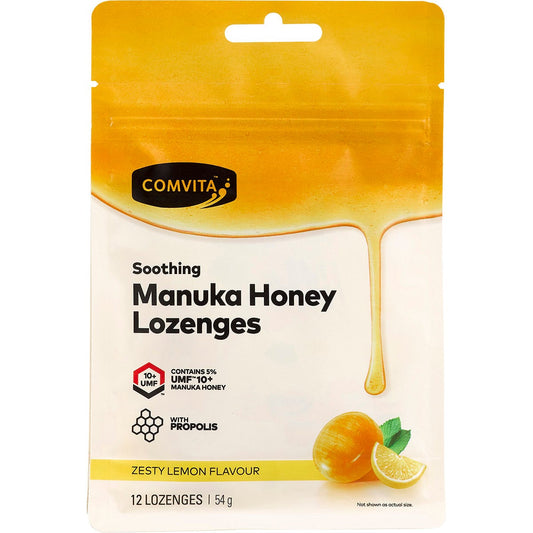 Comvita- Manuka Honey Lozenges Zesty Lemon-40x4.5g