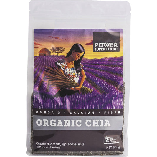 Power Super Foods- Chia Seeds Certified Organic-950g