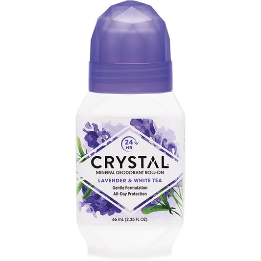 Crystal- Roll-On Deodorant Lavender & White Tea-66ml