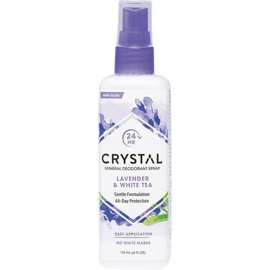 Crystal- Deodorant Spray Lavender & White Tea-118ml