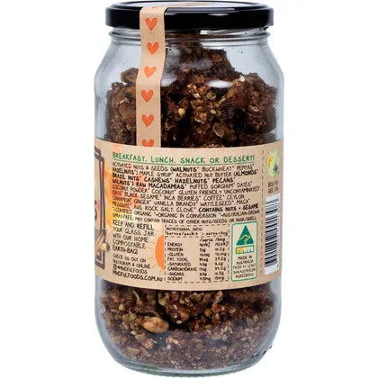Mindful Foods- Caramel Clusters Native Wattle Seed Organic & Activated-350g