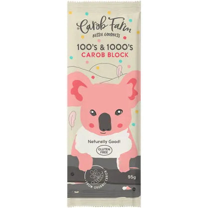 Carob Farm- Carob Block 100's & 1000's-12x95g