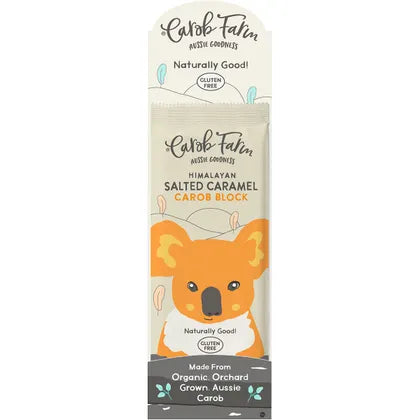 Carob Farm- Carob Block Salted Caramel-12x95g