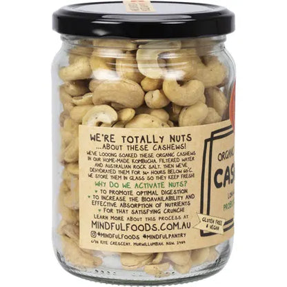 Mindful Foods- Cashews Organic & Activated-260g