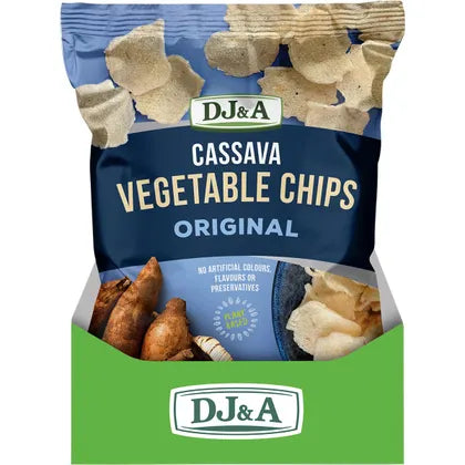 DJ&A- Cassava Vegetable Chips Original-5x100g
