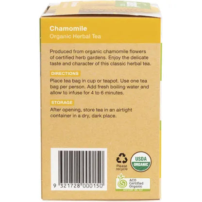 Planet Organic- Chamomile Herbal Tea Bags-25pk