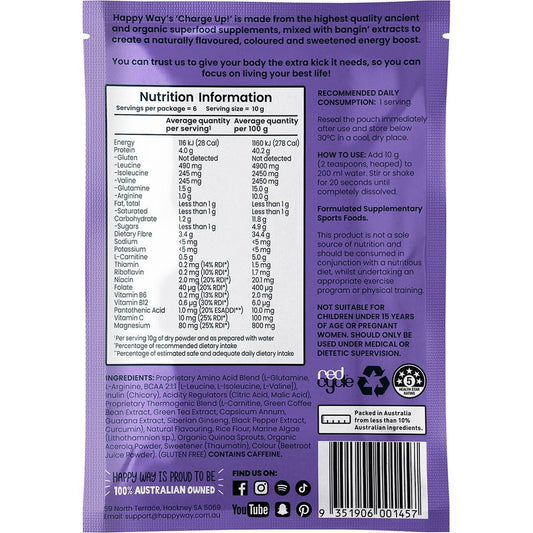 Happy Way- Charge Up Dragon Fruit-60g