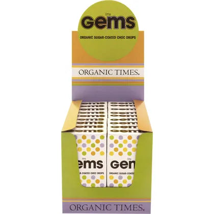 Organic Times- Chocolate Little Gems-18x35g