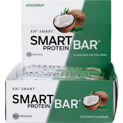 Smart Protein Bar- Coconut Flavour Protein Bar-12x60g
