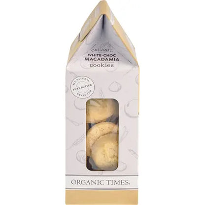 Organic Times- Cookies White Choc Macadamia-150g