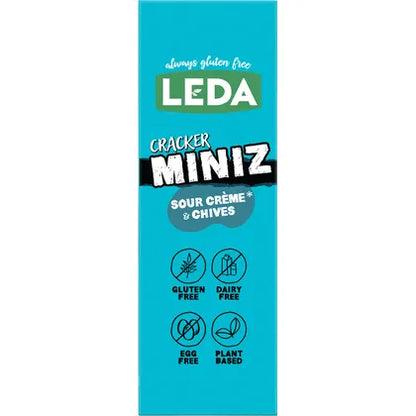 Leda- Cracker Miniz Sour Crème & Chives-6x150g
