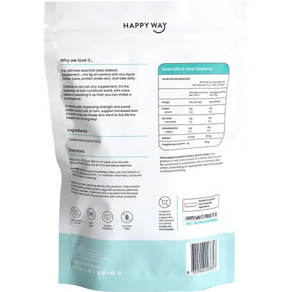 Happy Way- Creatine Powder Monohydrate-300g