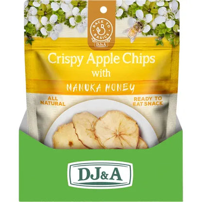 DJ&A- Crispy Apple Chips with Manuka Honey-10x30g