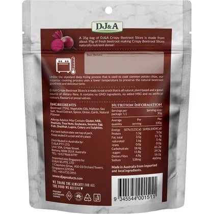 DJ&A- Crispy Beetroot Slices-10x35g