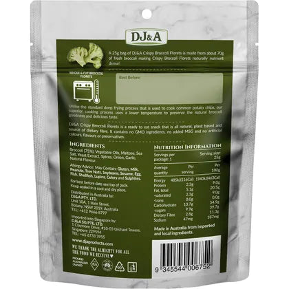 DJ&A- Crispy Broccoli Florets-12x25g