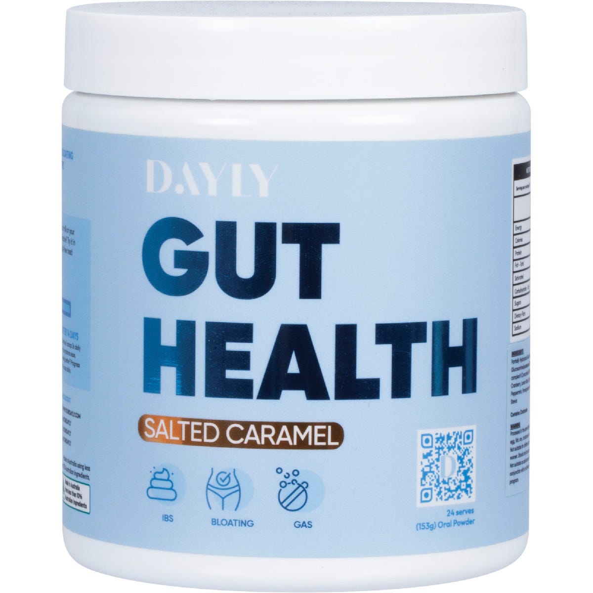 Dayly- Gut Health Powder Salted Caramel-153g
