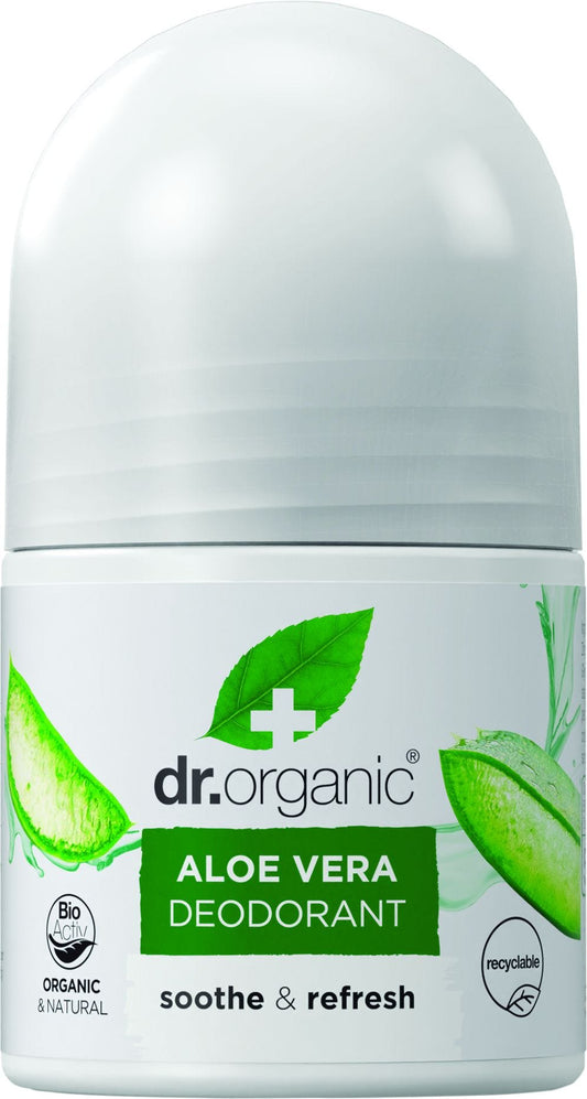 Dr. Organic- Roll-On Deodorant Aloe Vera-50ml